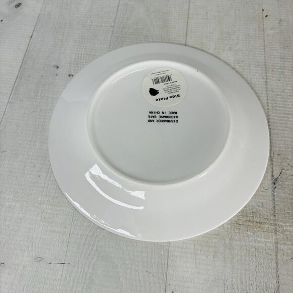 Old East Main WHEN LIFE GIVES YOU LEMONS White Ceramic Salad Plates Set Of 6 NEW - Picture 5 of 16